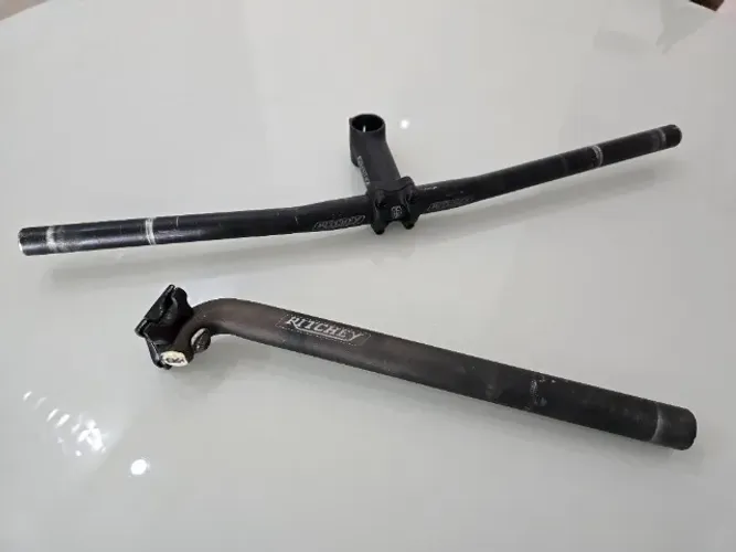 KIT Ritchey bike MTB- Mesa + Guidom + Canote - Anos 90 - (Semi novos)