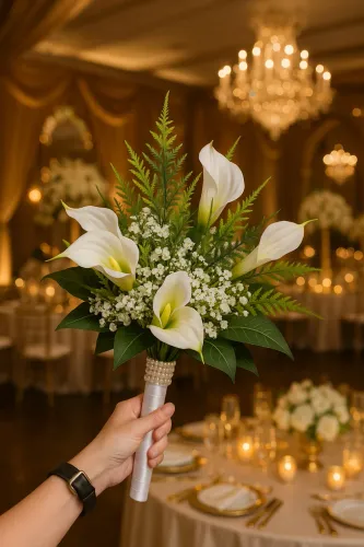 buque de noiva, casamento civil