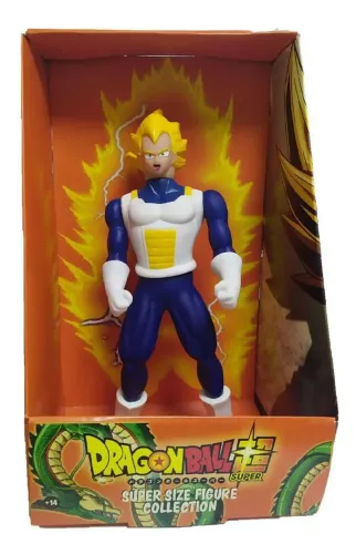 Boneco Vegeta Loiro Super Saiyajin Articulado Dragon Ball Z Novo Vinil Loja Coimbra