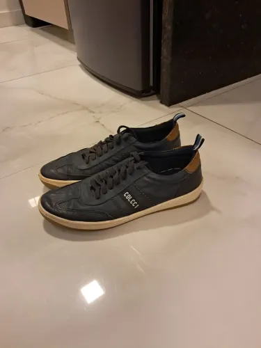 Sapatenis em a couro COLCCI Azul (tamanho 42)