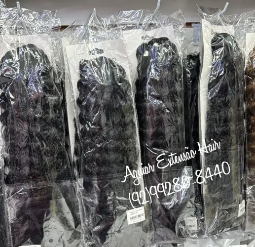 Rabo de cavalo mega Hair cacheado 