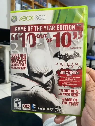 Batman Arkham City Game Of The Year Edition X Box 360