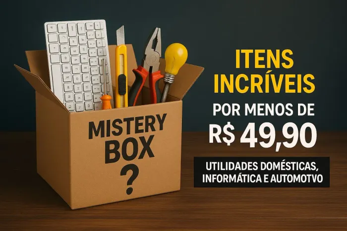 Mystery Box - Itens Incríveis por R$49,90!