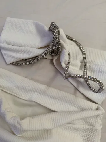 Conjunto branco perfeito pro ano novo canelado