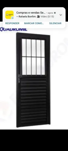 Porta de alumínio, porta de madeira; para quarto, janela, basculante e muito mais!