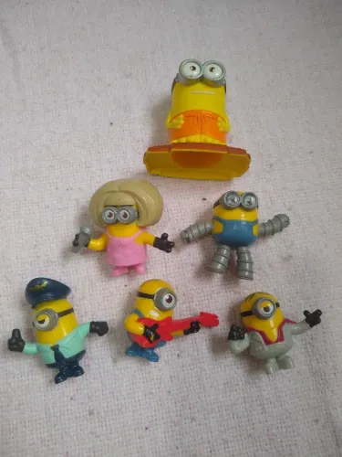 Minions - 6 Personagens - MC Donald's e outros