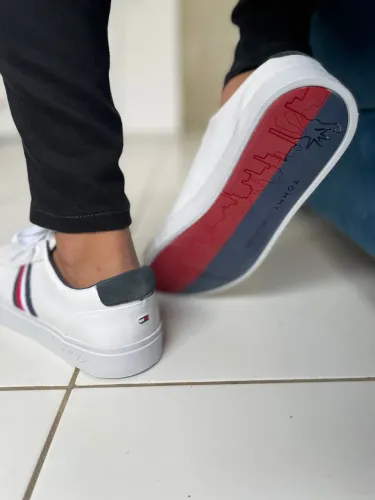 Tênis Tommy Hilfiger Couro Legítimo Original