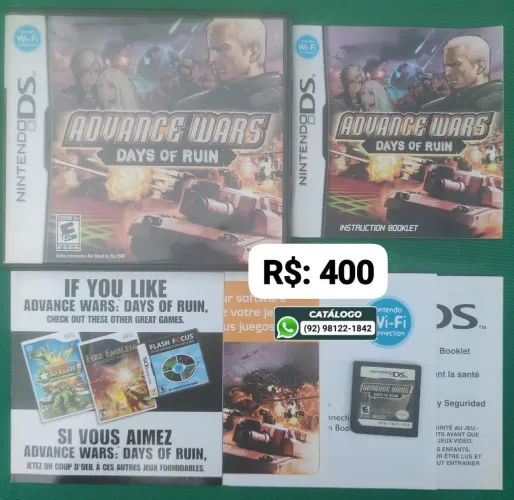 Advance Wars Days Of Ruin = R$: 400