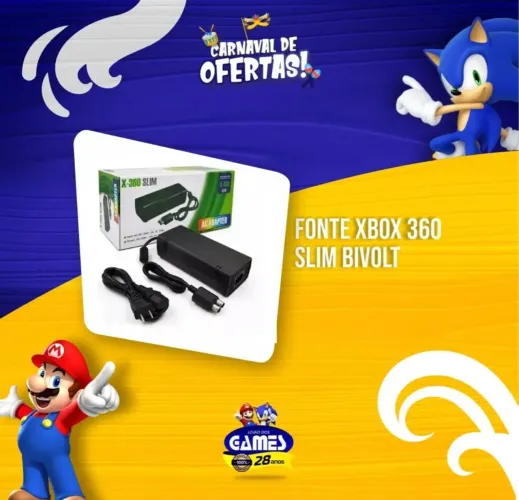 Fonte Xbox 360 slim