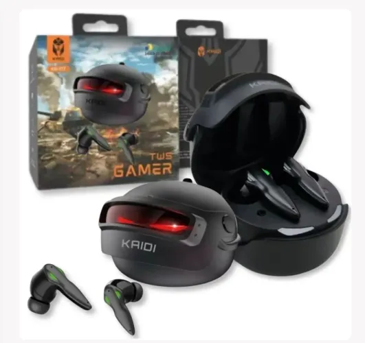 Fones de Ouvido Bluetooth Kaidi Gamer TWS