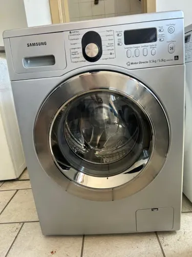 Lava e seca Samsung 8,5 kg prata inverter