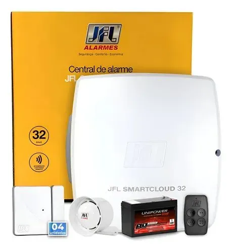 Kit central alarmes wi-fi JFL