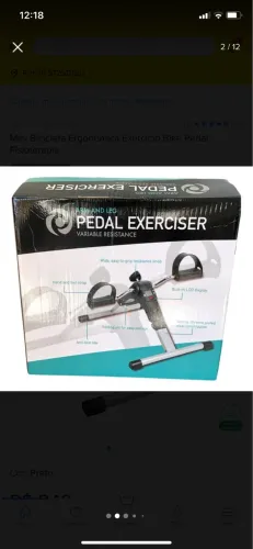 Mini bicicleta ergométrica fisioterapia