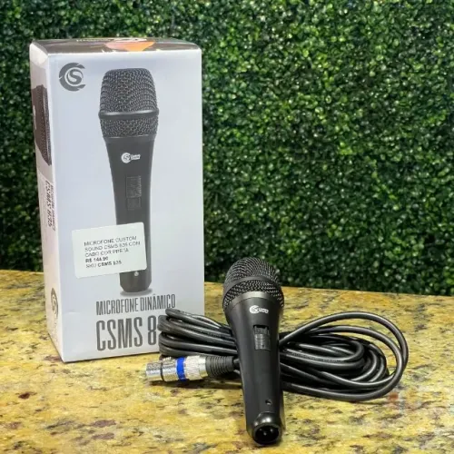 Microfone com Fio Custom Sound CSMS 835