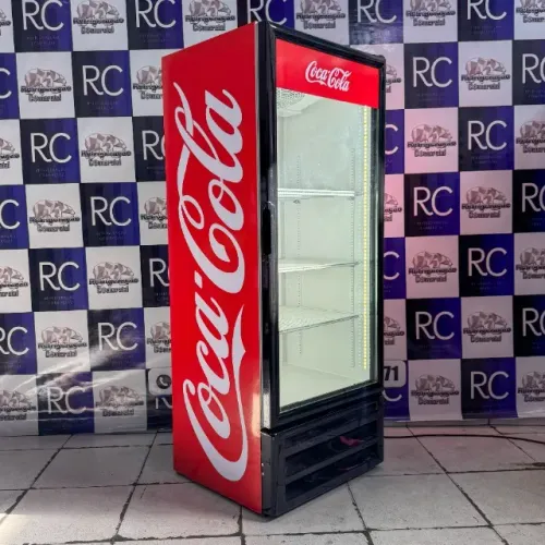 Geladeira Expositora Metalfrio 460L iluminação em LED