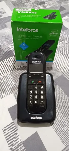 Telefone sem fio digital Intelbras TS63 V