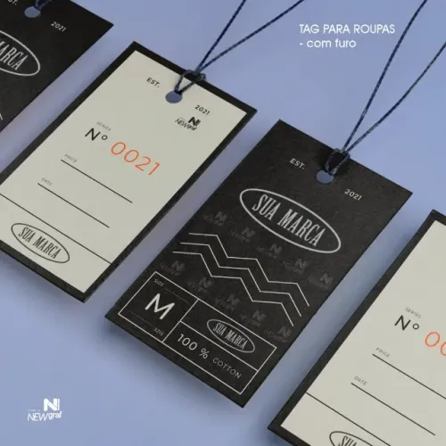 1000 tags personalizadas  para roupas, bijuterias 