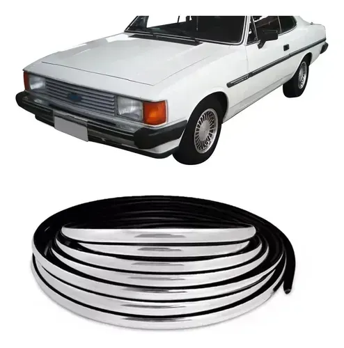 Friso Aplique Cromado Para-choque Opala Caravan 7m 