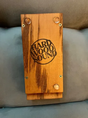 Pedal Stomp Box Hard Wood Sound - Excelente estado 