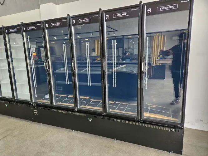 refrigerador expositor 5 portas multiuso 3 a -5 graus a pronta entrega