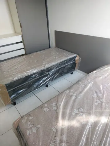 CAMA BOX CONJUGADA SOLTEIRO E CASAL
