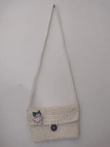 Bolsa de Crochê Artesanal - Feita à Mão