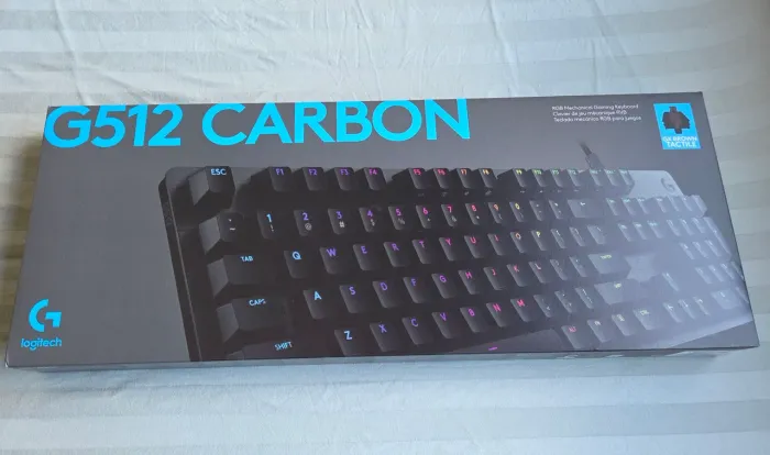 Teclado gamer Logitech G512 carbon