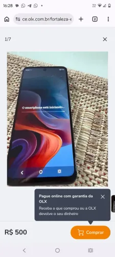 Celular moto g 05