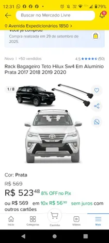 XTRACK Bagageiro SW4 de 2016 em diante 