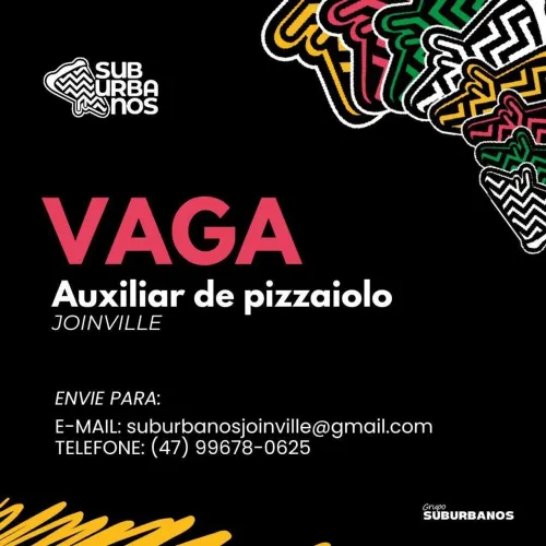 Vaga de Auxiliar de pizzaiolo