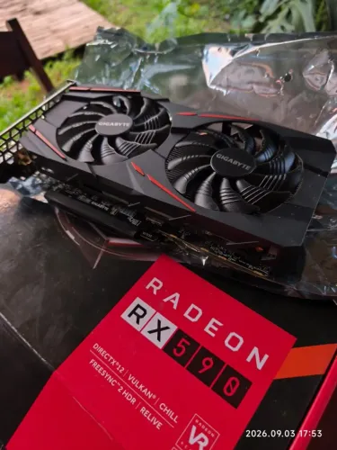 Placa de vídeo RX590 AMD