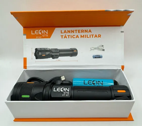 Lanterna recarregavel X5000 ultra potente foco led