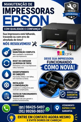 Manutenção de impressora