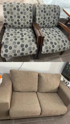 Conjunto Jacaúna Sofá + Cadeiras