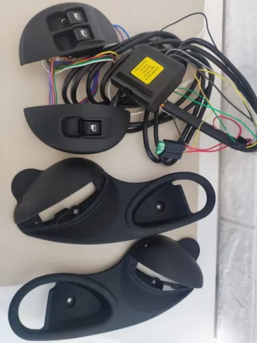 Kit Botão Vidro Eletrico Fiat palio 01 Chicote Modulo 
