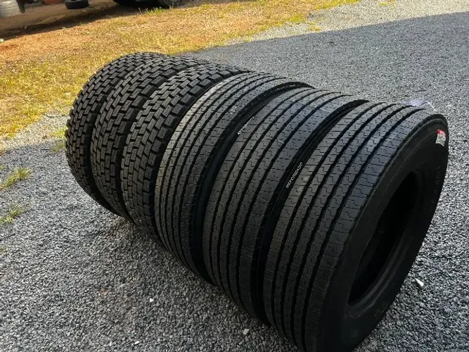 Pneus 275/80r22.5 Reformados com Borracha Vipal e 1 Ano De Garantia - R$ 1.3k em 10x s/Jrs