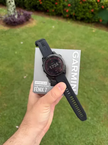 GARMIN FÊNIX 7 SAPHIRE SOLAR - SEMINOVO