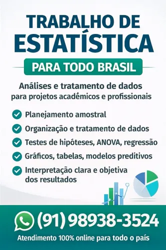 Fazemos estatística em geral 