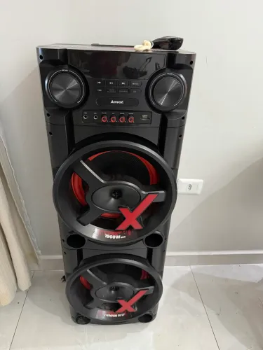 Caixa de Som Amvox 1900W