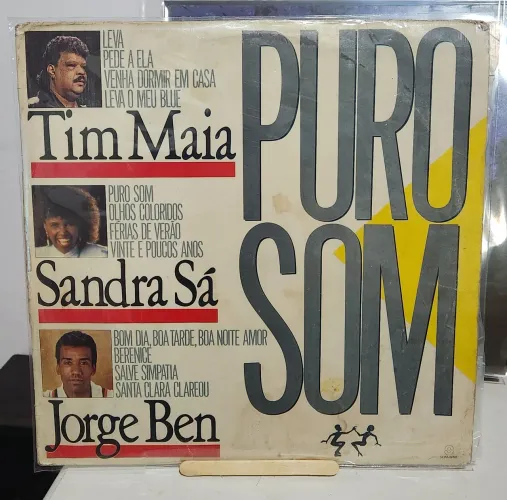 Disco de vinil PURO SOM "TIM MAIA, SANDRA SÁ, JORGE BEN" lp