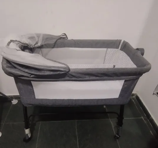 Berço Moisés Balanço Portátil Mosquiteiro regulável infantil.