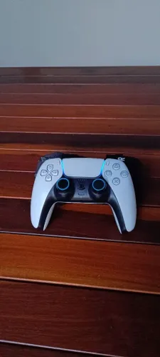 Controle Playstation 5 sem Fio DualSense - PS5 Sony<br>PlayStation Branco