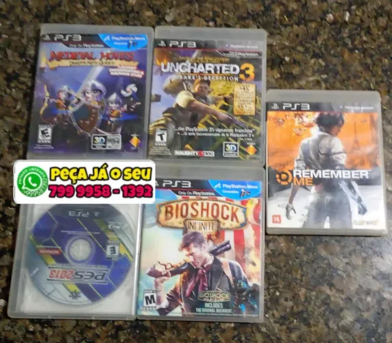 Dvd game ps3, jogos originais