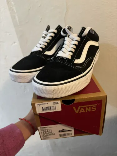 Vans old school black white original 37