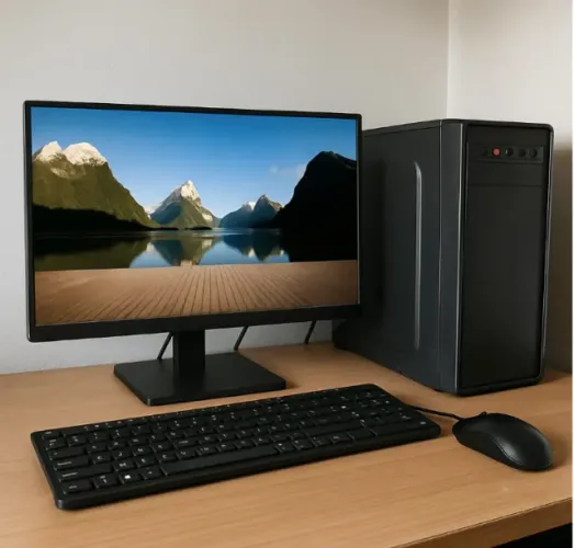 Computador de Mesa i5 4ª Geração - 16GB RAM, SSD 480GB, HDMI, Wi-Fi, Bluetooth, Monitor 19