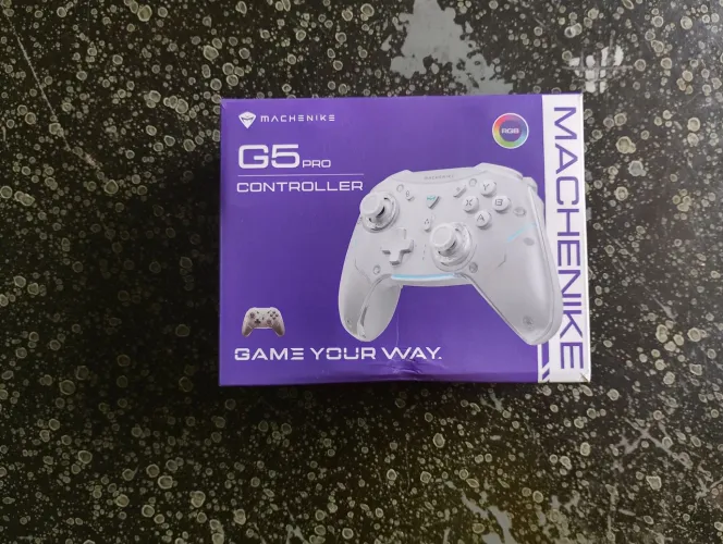Controle Sem Fio Machenike G5 Pro RGB - Com Caixa e Recetor USB
