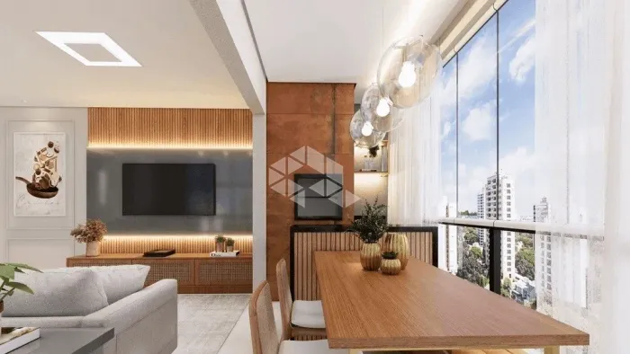 Apartamento com 3 quartos/dormitórios no bairro Palmas, em Governador Celso Ramos - SC