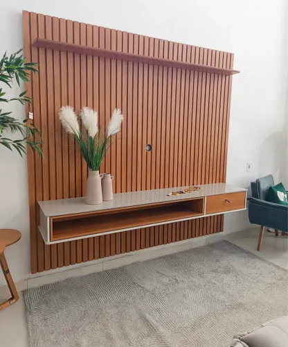 Painel Ripado Detroit com Nicho 160m de Largura- Entrega Rápida
