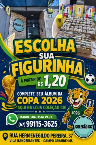 Escolha sua Figurinha avulsa à partir de R$1,20 