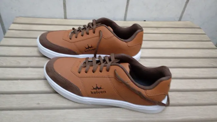 Tênis Masculino Kelven Caramelo Marron